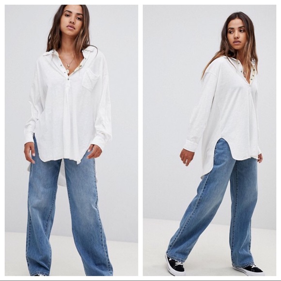 Free People Tops - Free People Love This Henley Sz M NWT